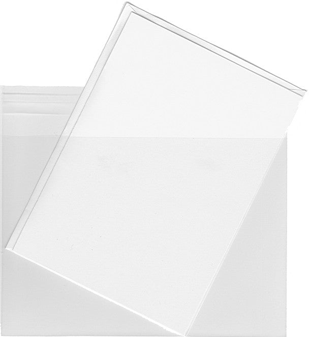 5 1/2 x 7 1/16 V-Pocket Invitation Pouch 100lb. White Linen