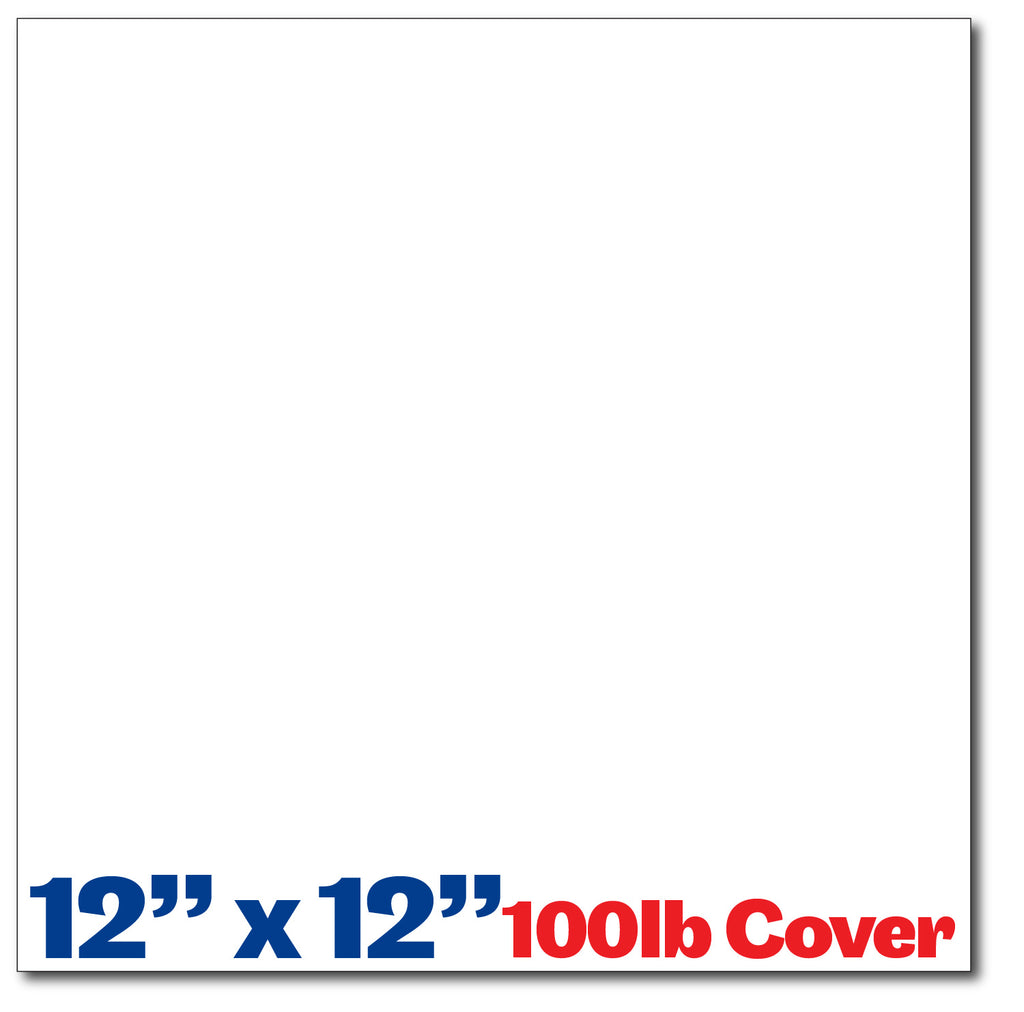  Extra Thick Cardstock - 100lb Cover (270gsm) - Blank White 8.5  x 11 - Heavyweight Printer Paper for Inkjet/Laser - 100 Sheets Pack :  Office Products