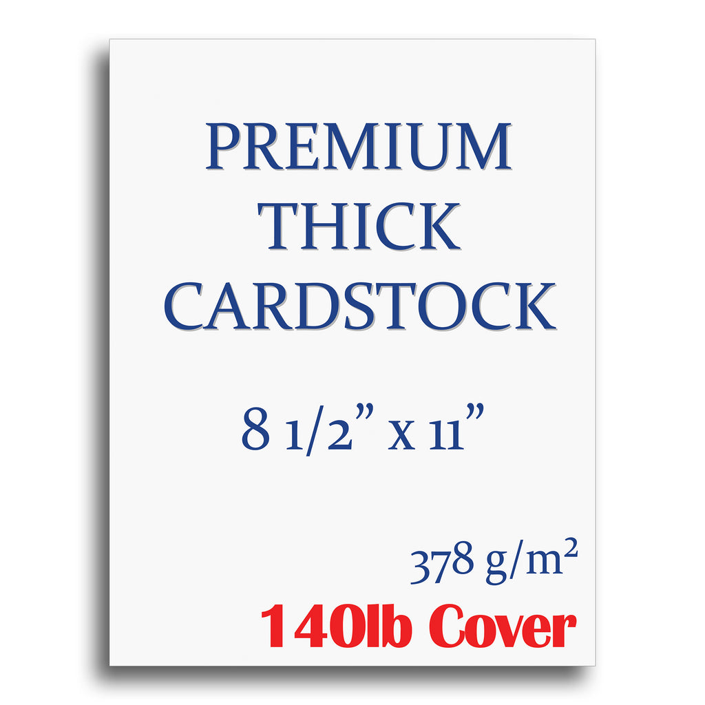 Glossy Black 8.5 x 11 Cardstock (Set of 8 sheets)