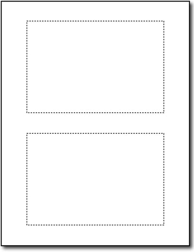 4 x 6 Blank White Postcards USPS compliant (mailable) 50 per pack 