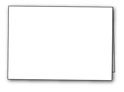 Desktop Publishing Supplies, Inc. Heavyweight Blank White 5 X 7 Cards  with Envelopes - 40 Cards & Envelopes