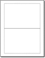 Blank White Note Cards and Envelopes - 5 x 7 - 100 per Pack
