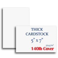  Extra Heavy Duty 130lb Cover Cardstock - 5 x 7